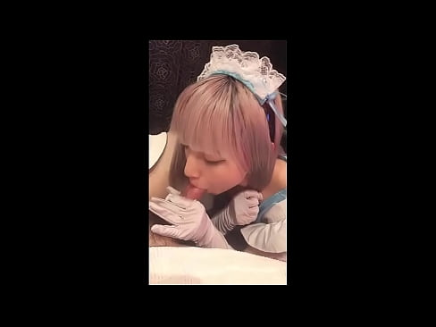❤️ Idolo giapponese [mayuka], costume da cameriera francese, parte 1, pompino e masturbazione con lozione ❌ Porno anale à noi